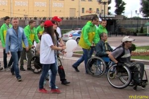 Мини-марафон инвалидов-колясочников «За независимый образ жизни» 2013