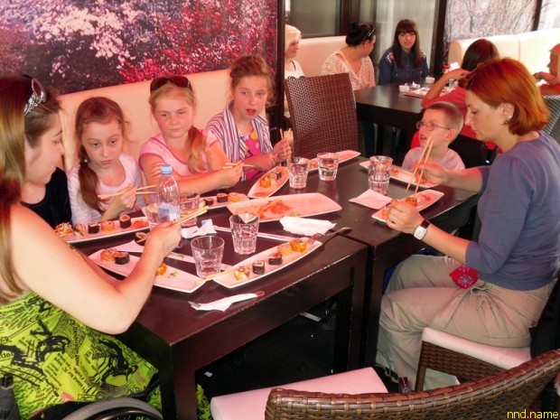 В ресторане «Планета суши», который располагается в Минске на проспекте Независимости