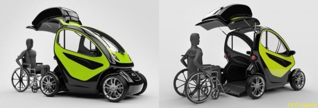 EQUAL: электромобиль для людей с ограниченными возможностями
