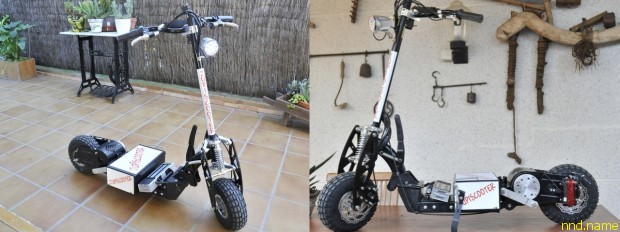 JUPISCOOTER - электроскутер приставка для коляски