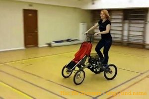 Катюша - гибрид детской коляски и степ-тренажера
