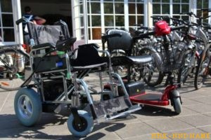В пунктах проката «Сокольников» появились скутеры и спецколяски для инвалидов