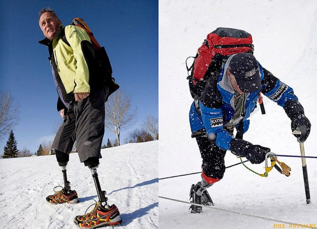 Новозеландец Марк Инглис без ног покорил Эверест