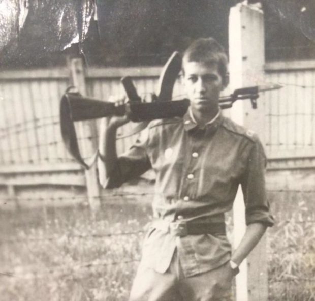 Игорь Брехов во время службы в армии