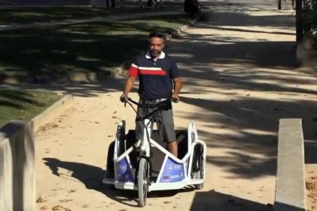 Трицикл "Бен-Гур" вместо инвалидной коляски