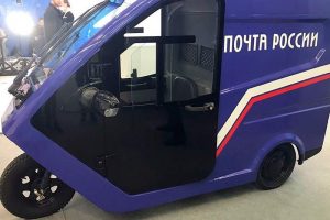 В России представлен новый электрический трицикл «Форвард»