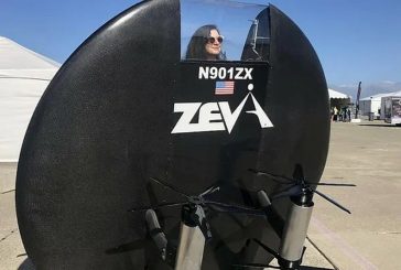 Zeva Aero испытают одноместную летающую тарелку