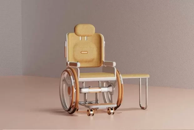Концепт-дизайн коляски с сиденьем для компаньона