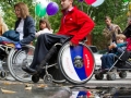 Прогулка на инвалидных колясках – Москва 2011