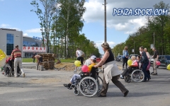 Пензенские роллеры и инвалиды - Нас не догонят
